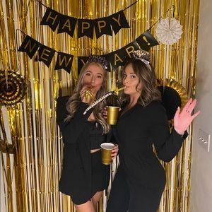 Express Black Suit Jumpsuit